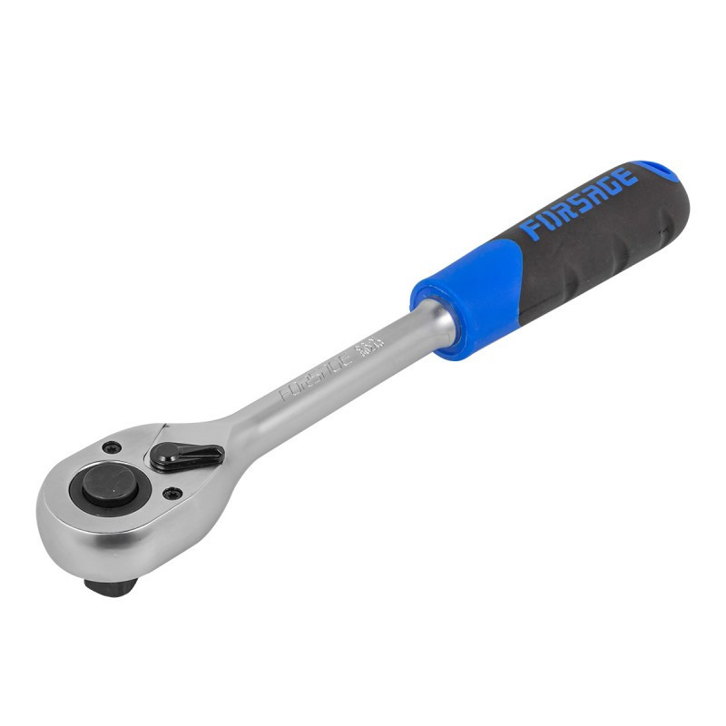 Трещотка реверсивная с резиновой ручкой 1/2