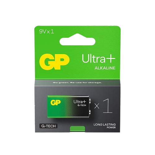 Батарейка лужна 9V/6LR61 (бл-1шт) GP Ultra Plus Житомир - фото 2