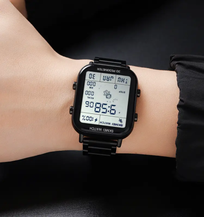 Мужские наручные часы Skmei 1888 astronaut фитнес трекер (Черный) Киев