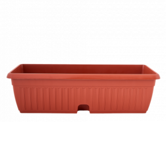 Вазон МК Терра балконний 80*19см теракот Алеана Житомир - изображение 1