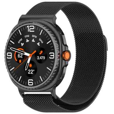 Ремінець до смарт-годинника Armorstandart Milanese Magnetic Samsung Watch 8 / 8 Classic (20x113 mm) Black (ARM87358) Вінниця