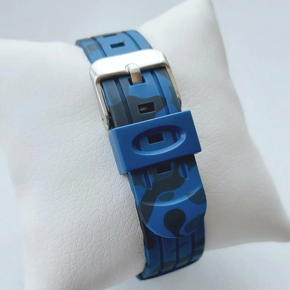 Детские спортивные часы Skmei 1547 Kids (секундомер, будильник) Синий камуфляж Винница - изображение 9