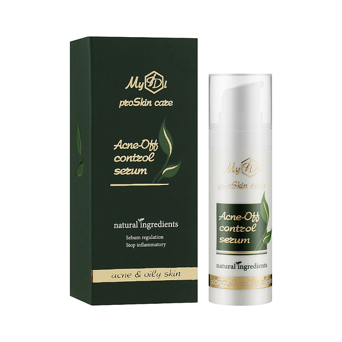 Протизапальна сироватка для проблемної шкіри Acne-Off control serum MyIDi 30 мл Винница - изображение 1