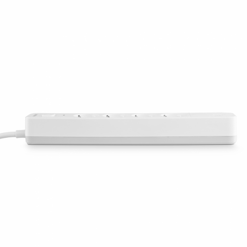 Мережевий подовжувач із заземленням 4 розетки/1USB-A/1Type-C 3м з кнопкою білий VF-PD43G1QC1PD-W Oncord Videx Житомир