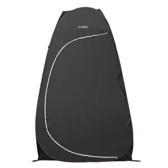 Намет душ-туалет для кемпінгу автомат 120×120×190 (см) тент для душу та туалету туристичний LU-015DB Чорний Київ