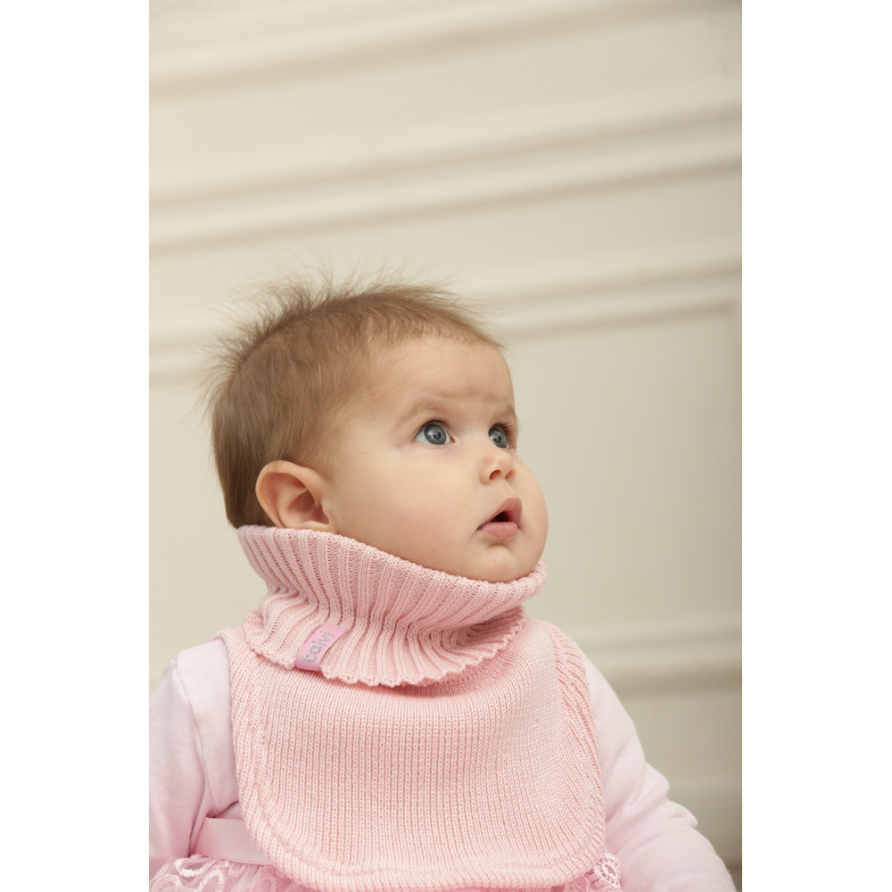 Манішка тепла дитяча в’язана з м’якої бавовняної пряжі універсальна від двох років Айріс one size Talvi хакі Кривий Ріг - фото 6