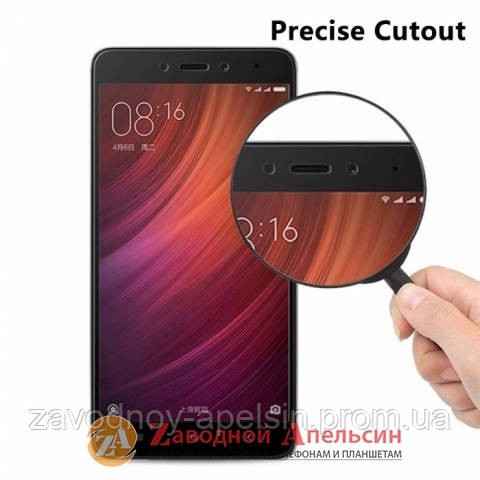 Захисне скло Xiaomi Redmi Note 4X Full Glass black Одеса - фото 3