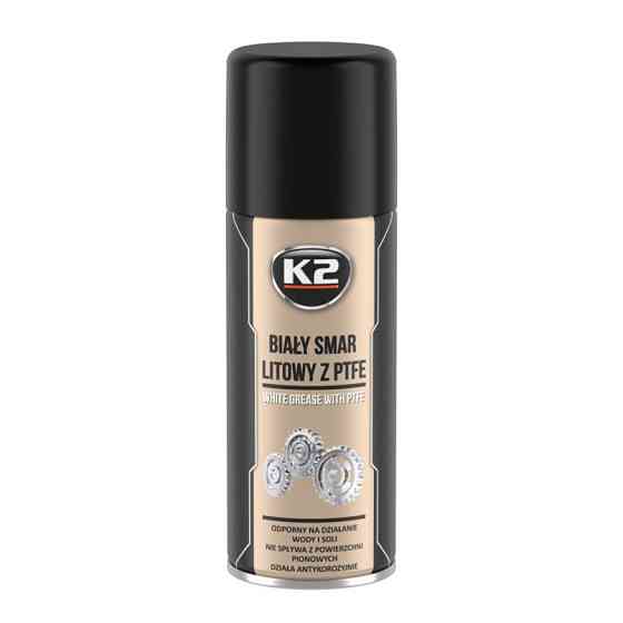 Смазка многофункциональная K2 Pro White PTFE жидкая литиевая белая 400мл Львов