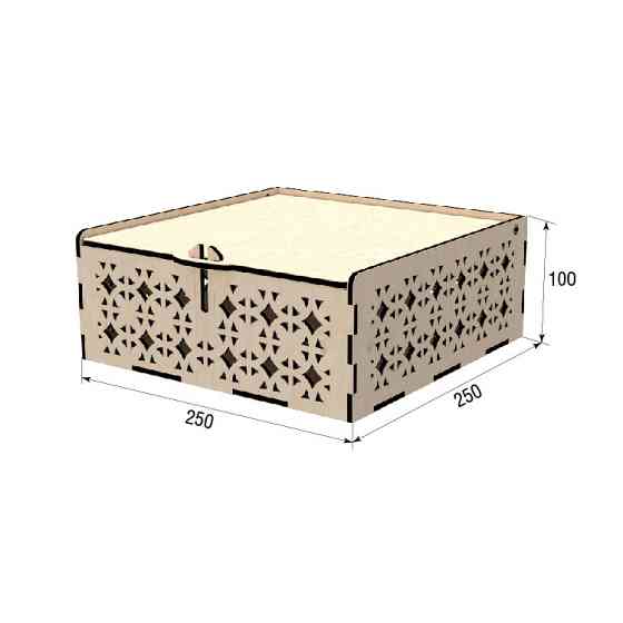 Подарочная коробка EKOSTAR 250х250х100 Киев