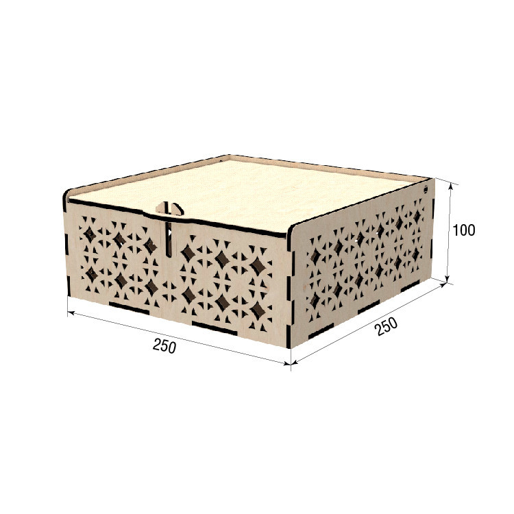 Подарункова коробка EKOSTAR 250х250х100 Київ - фото 2