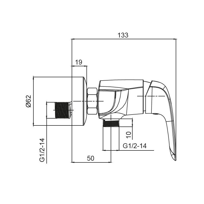 Змішувач для душу Koer KB-30008-05    ( KR3475 ) 21702 Харків - фото 2