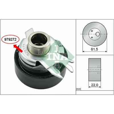 Ролик натягувача ременя INA 531 0252 30 Вінниця