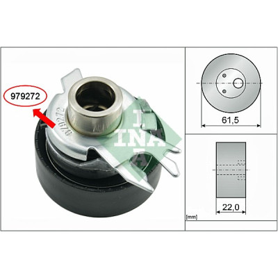 Ролик натягувача ременя INA 531 0252 30 Вінниця - фото 1