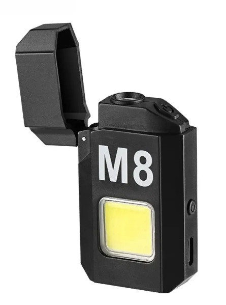 Запальничка спіральна USB та Led ліхтарик X-Balog LV-6002, 9075 Дніпро - фото 1