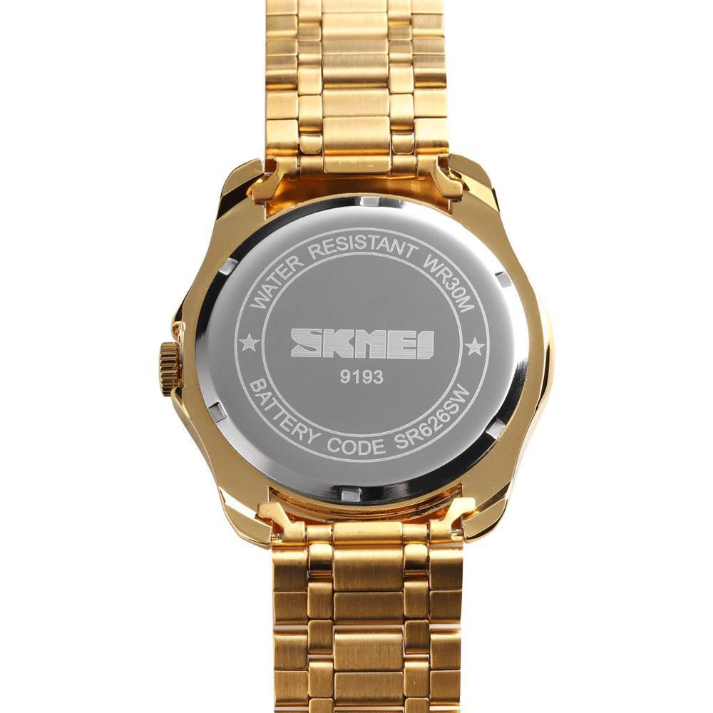 Чоловічий наручний годинник Skmei 9193 золотий Дракон Вінниця - фото 7