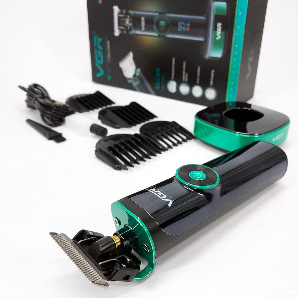 Многофункциональная аккумуляторная машинка для стрижки VGR V-671, Практичная машинка для стрижки волос NY-28 Львов - изображение 2