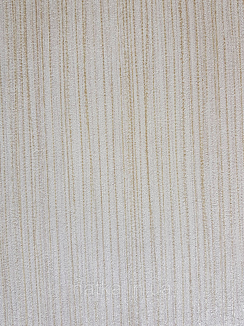 Обои виниловые на флизелине AS creation TheBos 0.53х10 однотонные структурные бежевые тонкие полоски с глянцем Киев - изображение 1