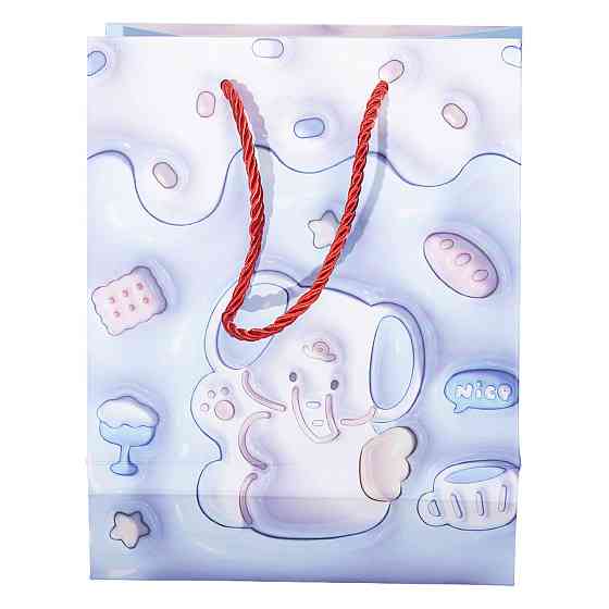 Набір подарункових пакетів з паперу 12 (шт.) картонні гарні пакети для подарунків 18×10×22.5 (см) HP-10359-20 Київ