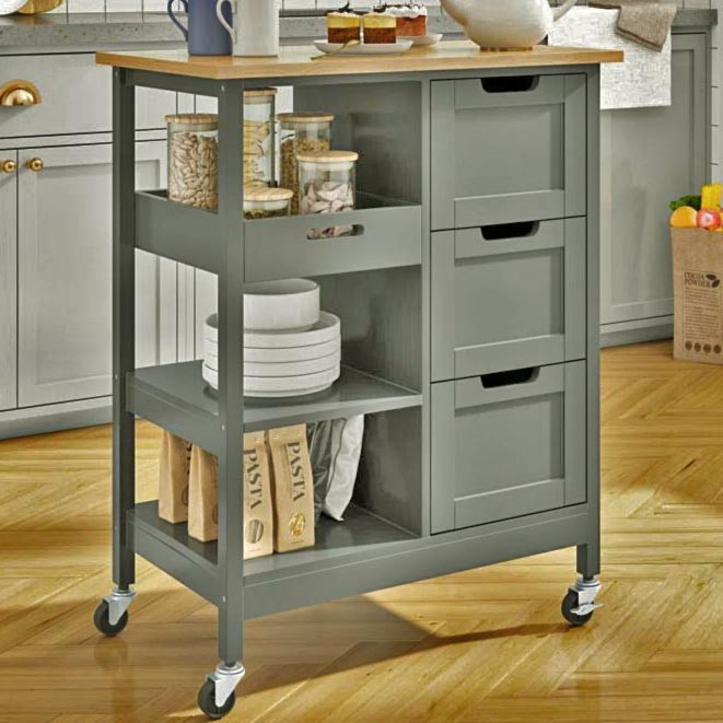 Стіл-візок "Нокрос" маренго-сієна Миколаїв - фото 1