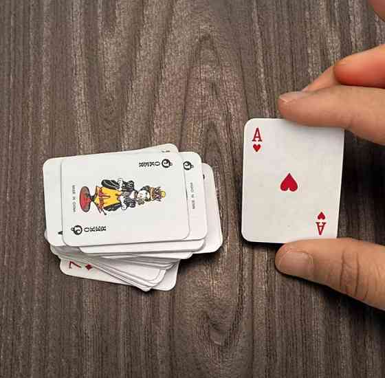 Міні набір гральних карт у коробці, 1 комплект Київ