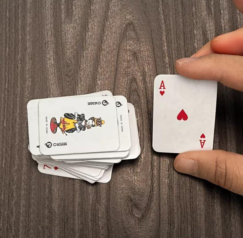 Міні набір гральних карт у коробці, 1 комплект Київ - фото 2