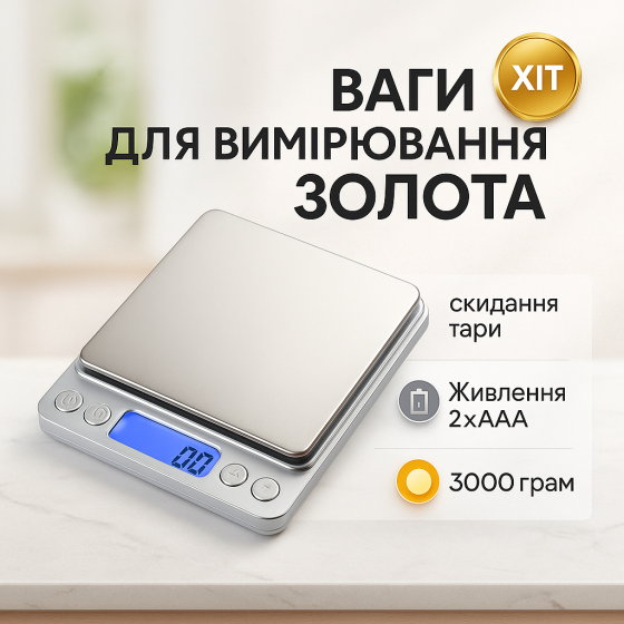 Ваги для вимірювання золота, Електронні ваги для золота Електронні ювелірних каменів ZE-10 Львів
