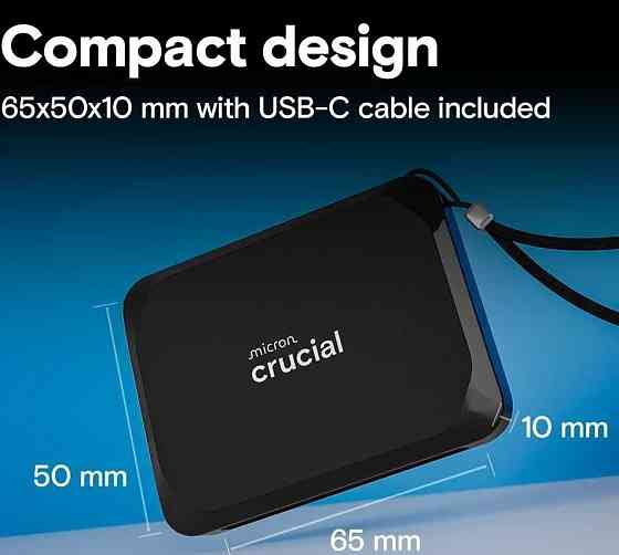 SSD Crucial X9 4 TB 3 шт. NEW! / NEW, Open Box! Харків