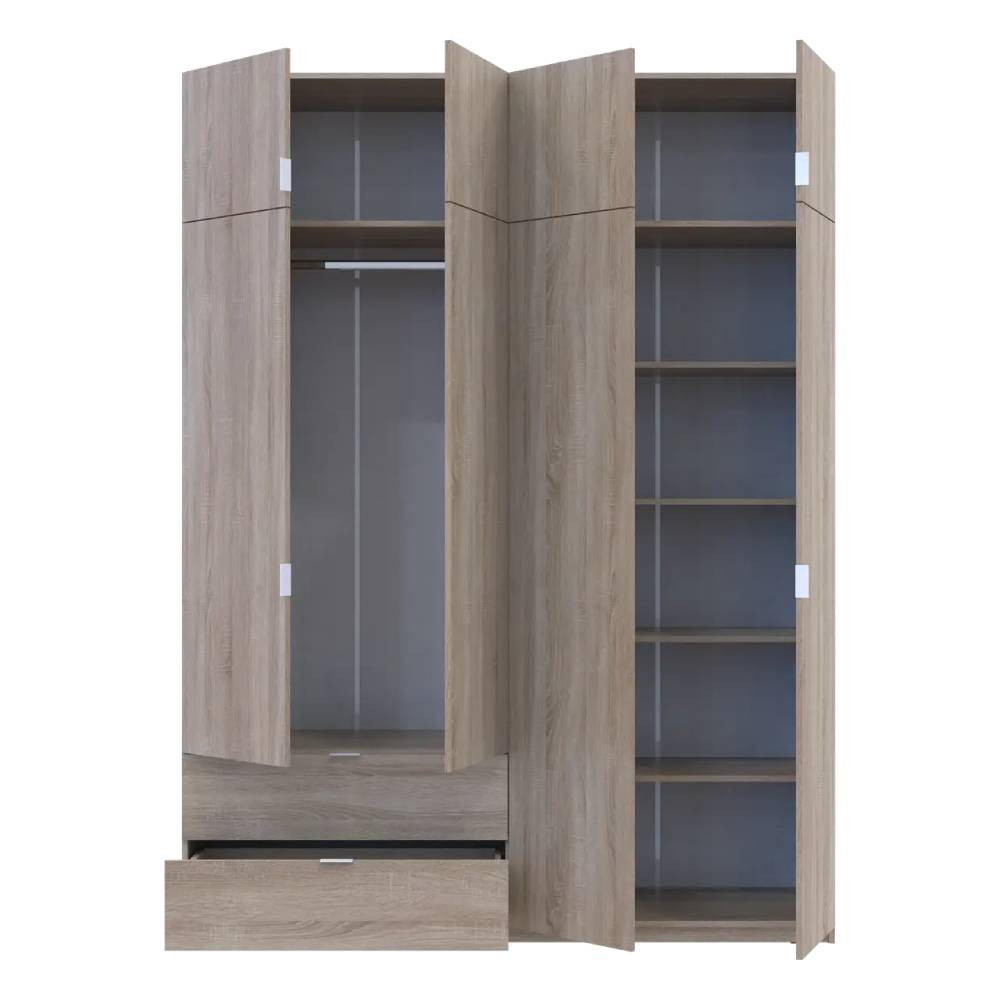 Шафа для одягу Doros Лукас Дуб Сонома 180х50х240 DRS-011620 (80737731) Львів - фото 5