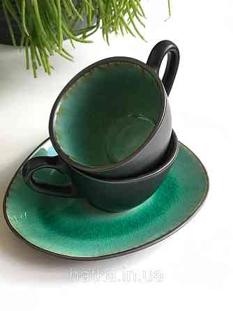 Набор чашек с блюдцем чайный 4+4 шт Olens 