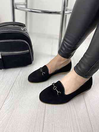 LEADER STYLE Туфлі жіночі LEADER STYLE 2967 чорні (весна-осінь, замша натуральна) (3382) Коломия