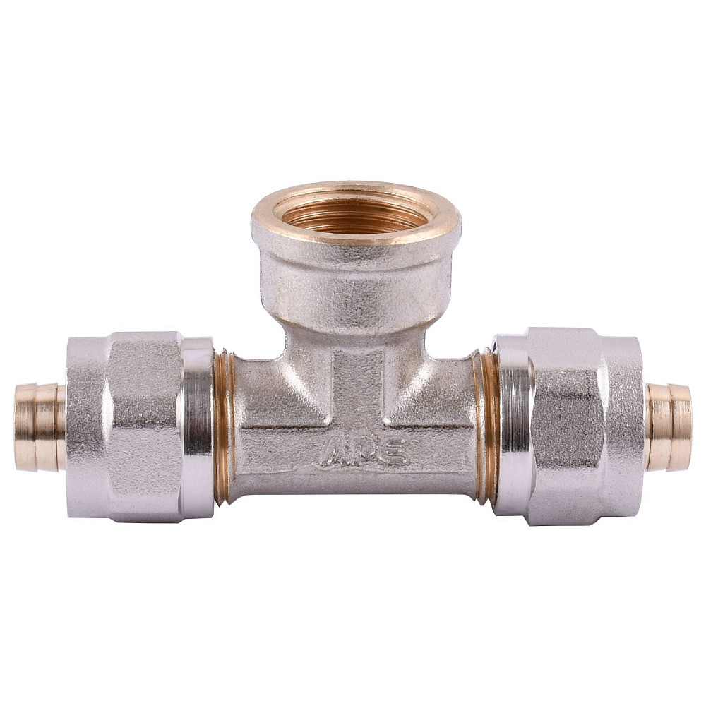 Трійник із внутрішньою різьбою APE ITALY 732 L 16x1/2″x16 Луцк - изображение 1