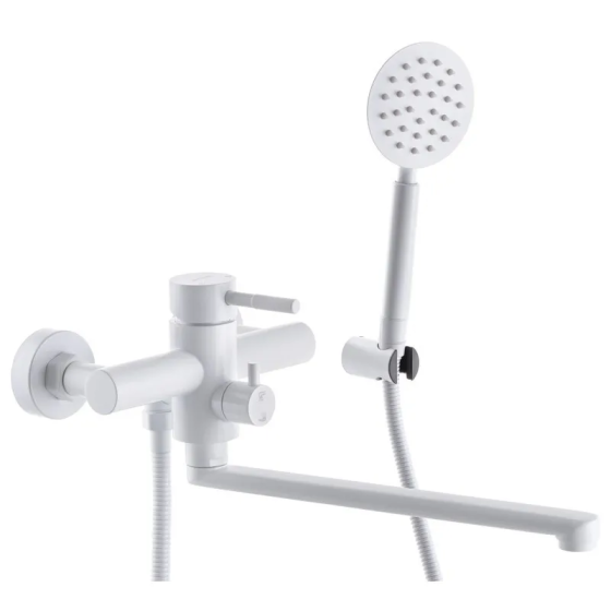 Змішувач для ванни Mixxus SUS-006 Euro білий із нержавіючої сталі SUS304 Харків