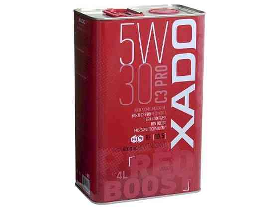 Масло моторное синтетическое C3 Pro Red Boost, ж / б 5W-30 4л ТМ XADO Solmir Киев