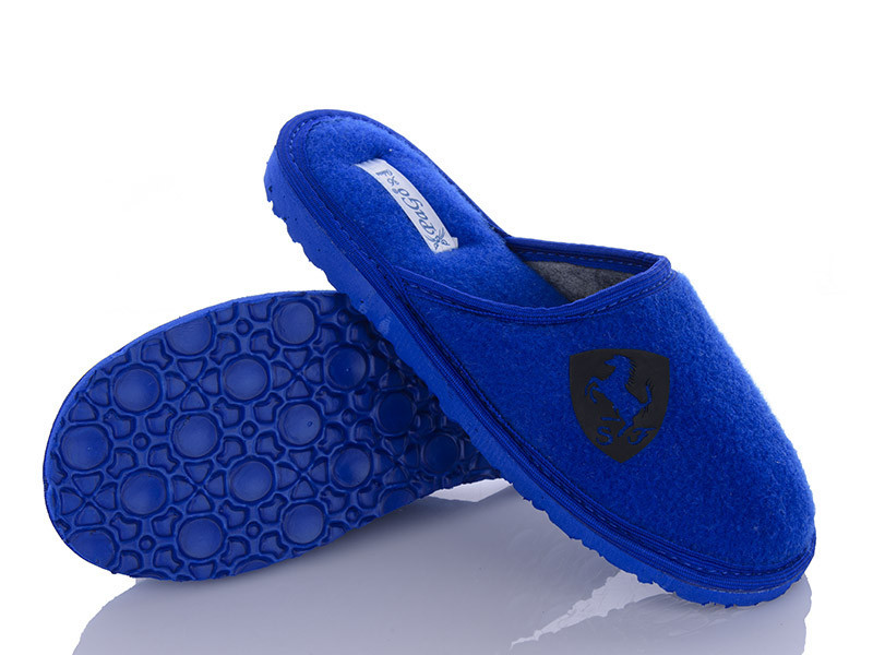 Тапочки підліткові хлопчик домашні кімнатні PaGo "Ferrari" (36,37,38,39,40,41) Сині М1606-2020 Одеса - фото 2