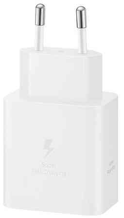 Мережевий зарядний пристрій Samsung 45W Compact Power Adapter (w C to C Cable) EP-T4511XWEGEU White (7194664) Київ