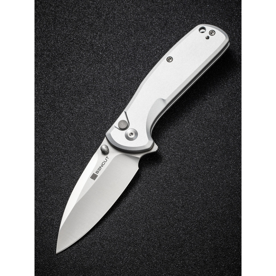 Ніж складаний кишеньковий Sencut ArcBlast, (7.6 см) 9Cr18MoV / Aluminum сірий Киев - изображение 8