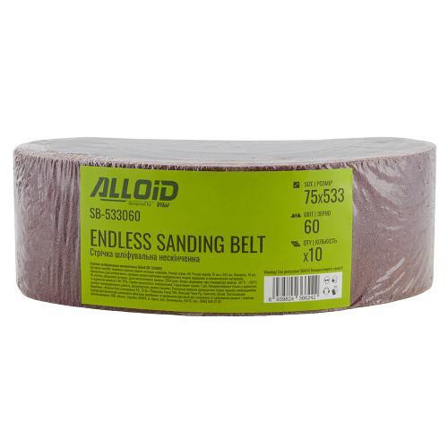 Стрічка шліфувальна нескінченна 75х533мм, зерно 60, 10шт Alloid Одесса - изображение 7