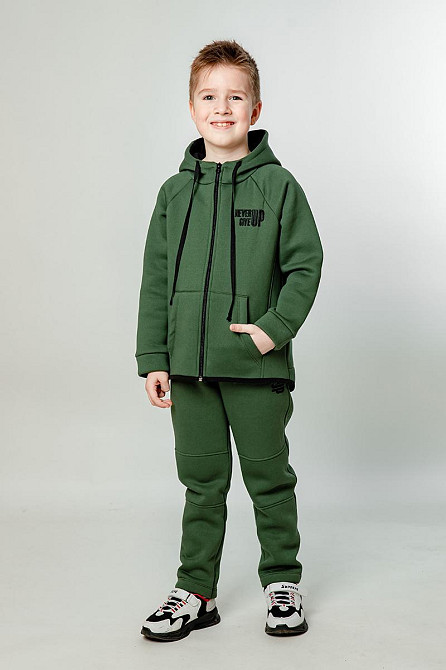 Спортивний костюм, для хлопчика, 100% бавовна, начіс, тринитка топ 110 Крохатушка одяг Київ - фото 1
