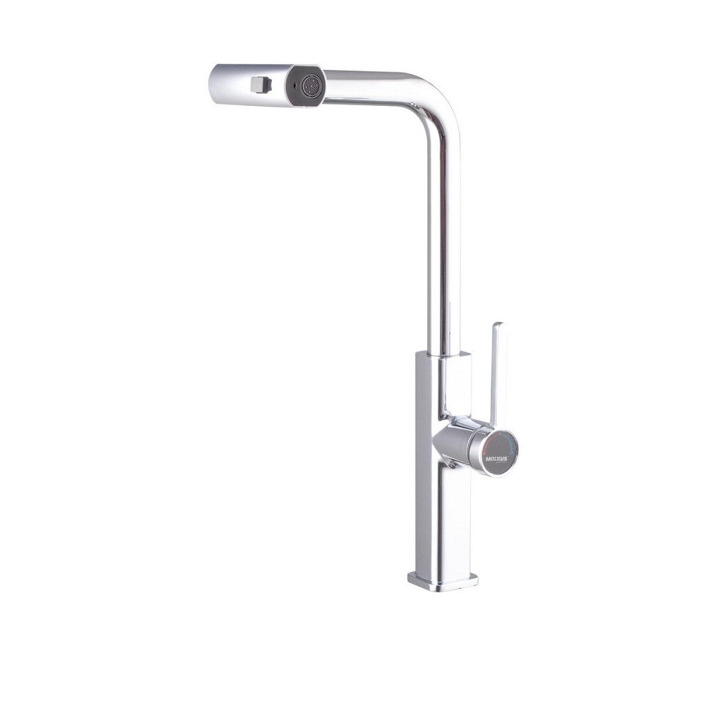 Кухонний змішувач з висувним виливом Mixxus Premium HAMMER 014 MI6953 Харків - фото 6