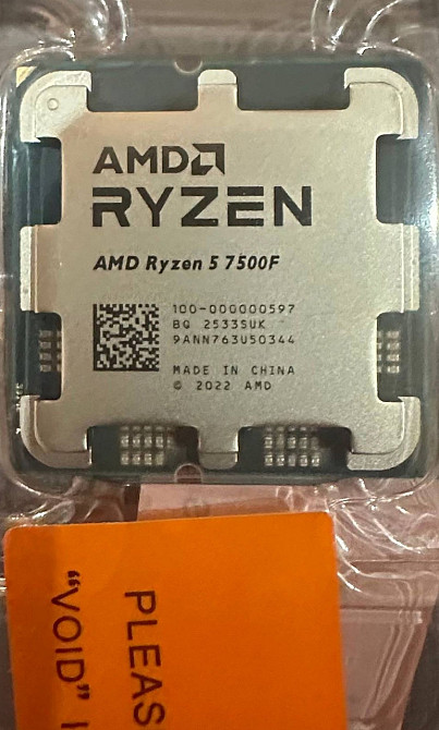 Новий процессор Amd Ryzen 5 7500f 3.7 (5.0)Ghz 32mb cash сокет AM5 Киев - изображение 1