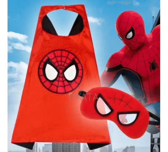 Комплект карнавальний червоний Спайдермен (накидка + маска) Київ