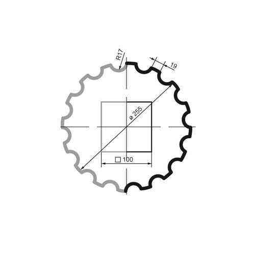 Колонна фасадная Prestige Decor LC 101-21 Half Днепр
