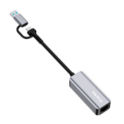 Адаптер USB-C + USB A to RJ45 Ethernet 1000Mbps ColorWay (CW-AD-CRG) Винница - изображение 9