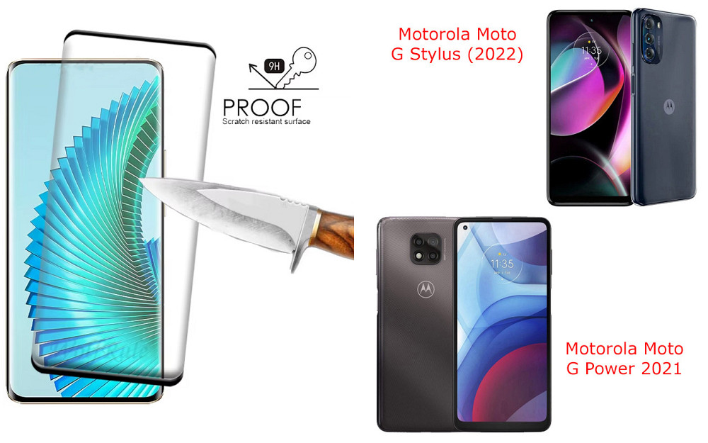 Защитное стекло HyperGlass Pro для Motorola Moto G Stylus (2022), G Power 2021 – максимальная чувствительность Киев - изображение 1