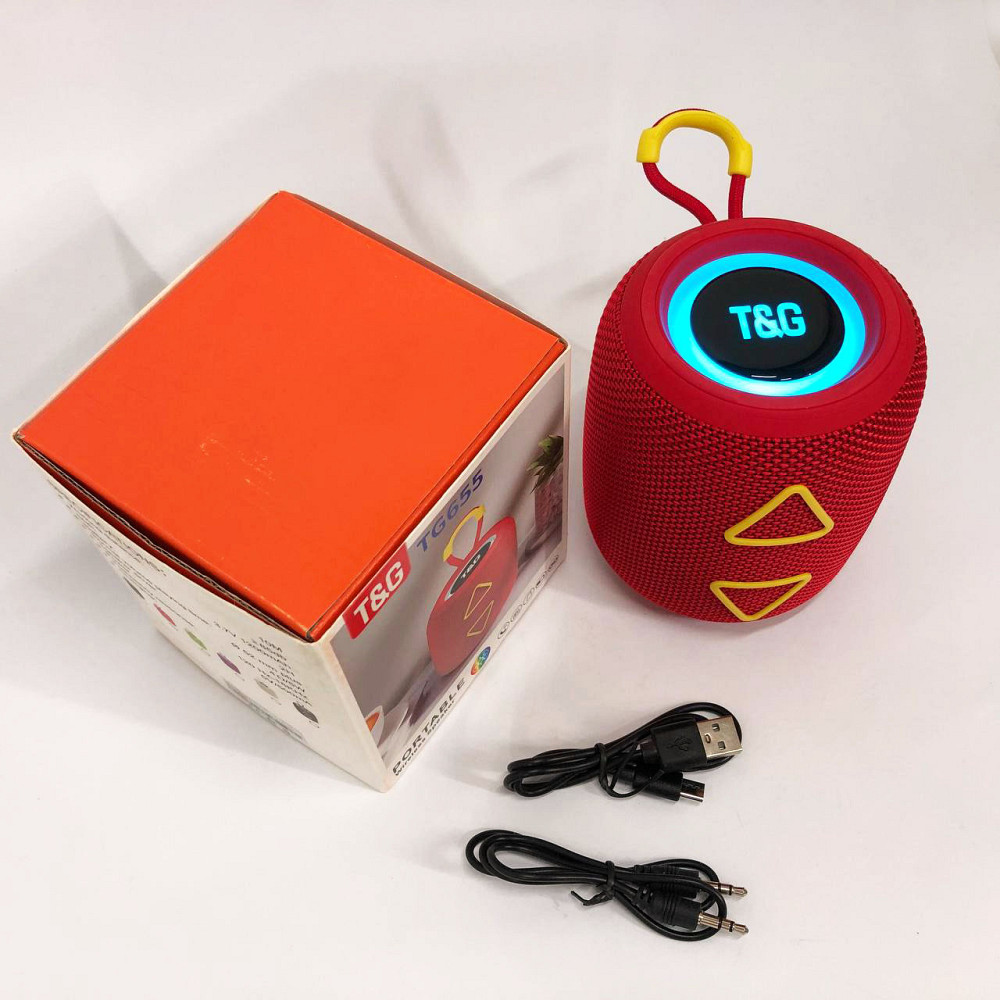 Bluetooth колонка з USB і AUX входом TG655, Портативна Bluetooth колонка AUX Стерео переносна WP-51 Івано-Франківськ - фото 2