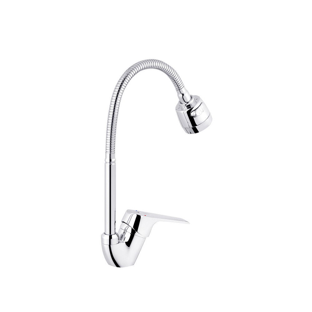 Змішувач для кухні з гнучким виливом Kroner KRM Odra - C038-1 Київ - фото 3