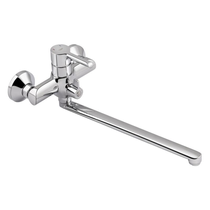 Смеситель для ванны с поворотным изливом, c душевым гарнитуром Qtap Grand QTGRACRM005 Chrome Харьков - изображение 3