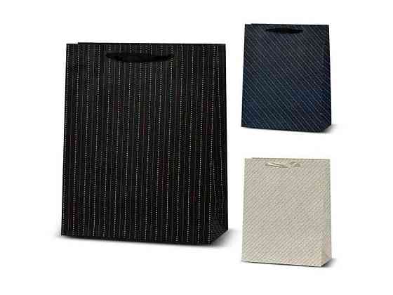 Пакет подарунковий XS Stripes 14,5*15*6см паперовий R96664 ТМ STENSON Київ