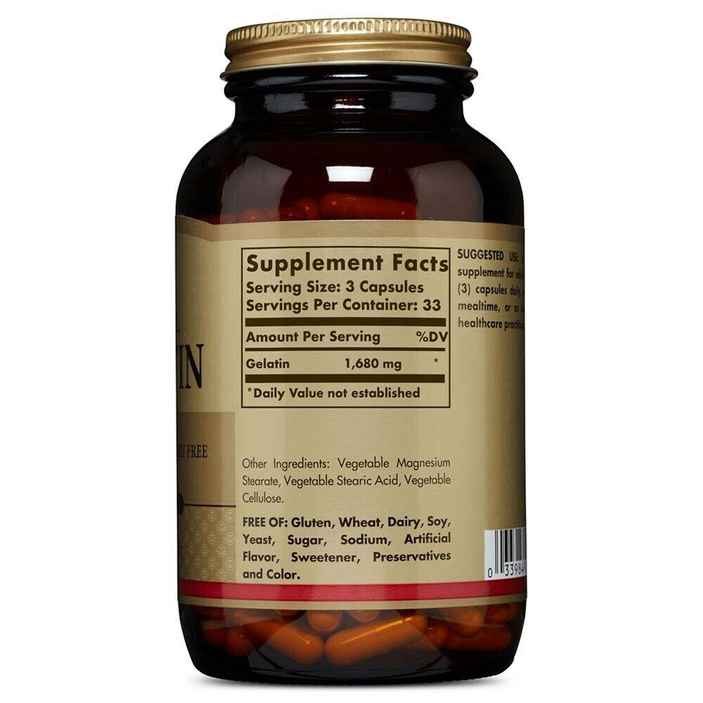 Желатин  Solgar Gelatin 100 капс Київ - фото 2