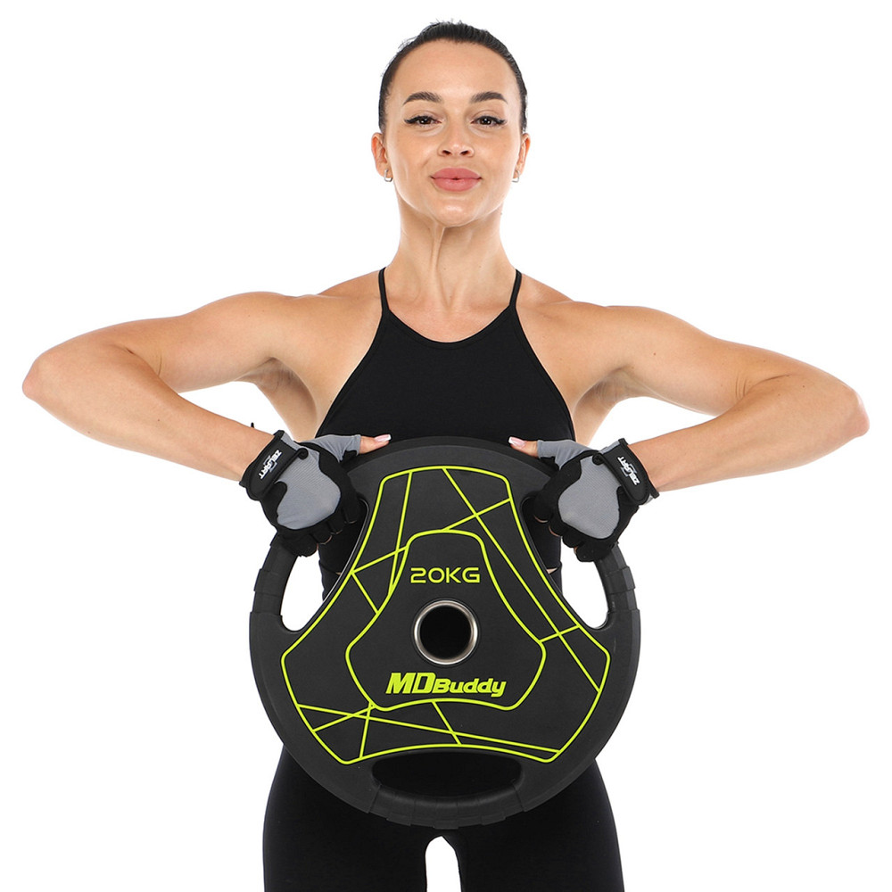 Блин (диск) полиуретановый 20 кг 51 мм MD Buddy-9647-20 Киев - изображение 6